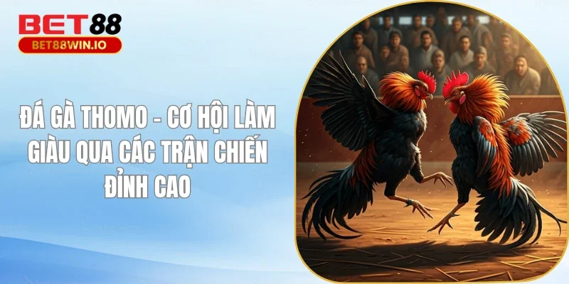 Đá Gà Thomo - Cơ Hội Làm Giàu Qua Các Trận Chiến Đỉnh Cao